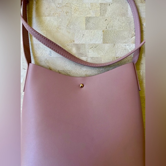 Anthropologie Bag Purse Samara Medium‎ Shoulder Peony Vegan Leather Handbag - Picture 4 of 9
